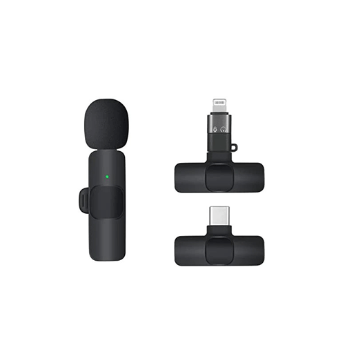 K9 Wireless Microphone - Dual-Channel Recording, Long Battery Life, Easy-to-Use