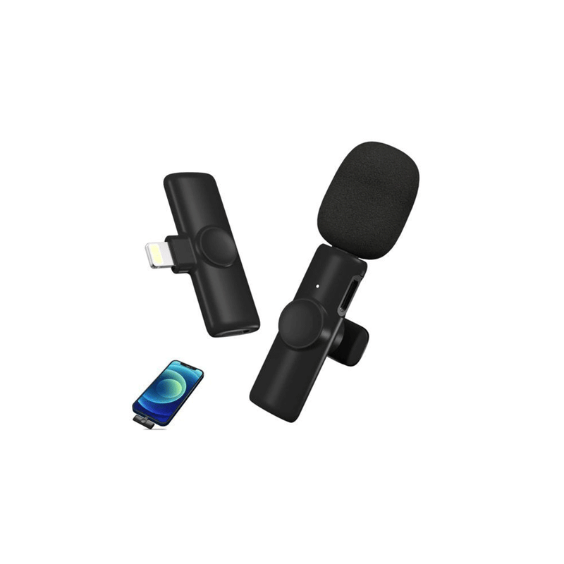 K9 Wireless Microphone - Dual-Channel Recording, Long Battery Life, Easy-to-Use