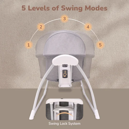 Safe & Secure Baby Crib | Sturdy Frame & Easy Assembly