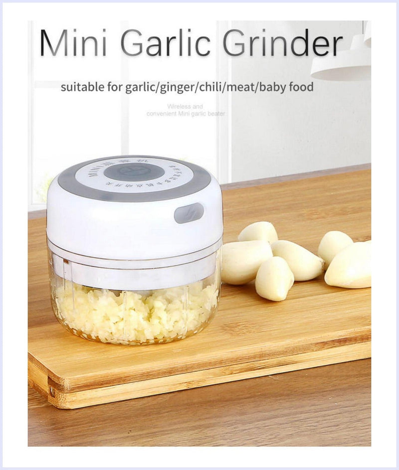 Mini Electric Hand-Held Automatic Food Chopper For Kitchen 12 Pieces