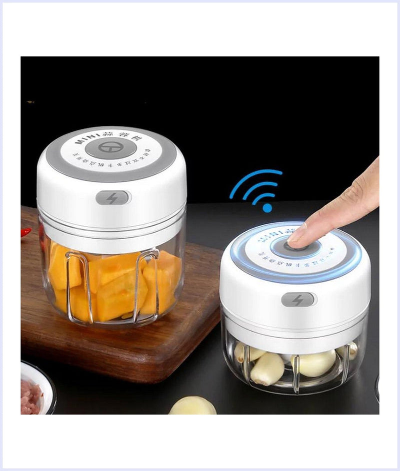 Mini Electric Hand-Held Automatic Food Chopper For Kitchen 12 Pieces