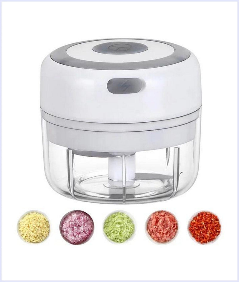 Mini Electric Hand-Held Automatic Food Chopper For Kitchen 12 Pieces