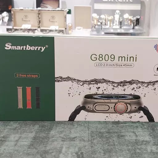 Smartberry G809 Mini Smartwatch – Compact and Stylish Fitness Tracker with LCD Display