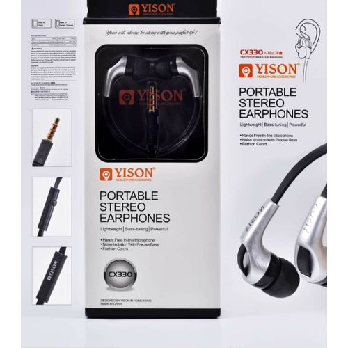 Yison CX330: Lightweight, Bass-Tuned Earphones for Immersive Audio