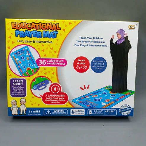 Islamic Educational Interactive Prayer Mat For Kids