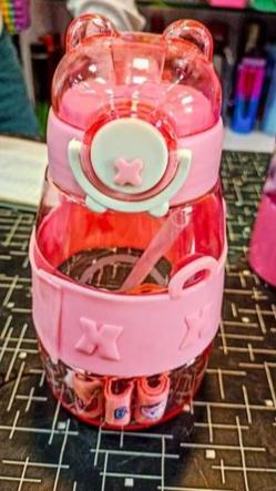 Hello Kitty Water Bottle for Kids - Pink