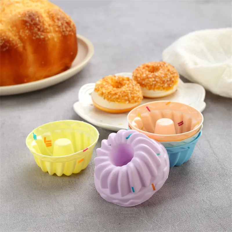 Colorful Silicone Cupcake Mold Set: Bake Perfect Mini Treats