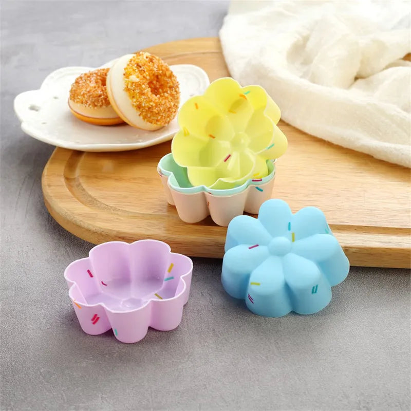 Colorful Silicone Cupcake Mold Set: Bake Perfect Mini Treats