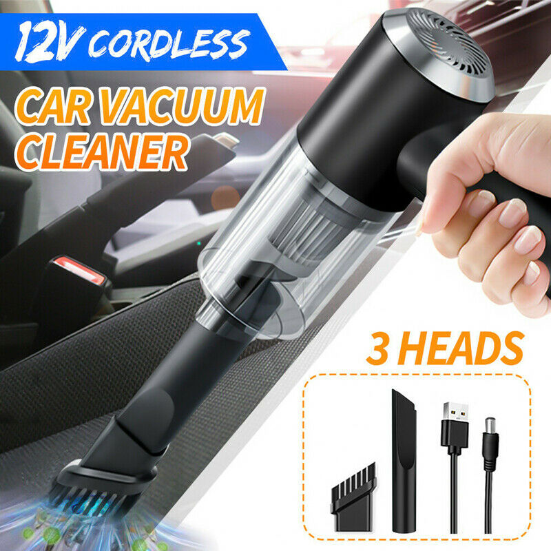 Mini Wireless Rechargeable Vacuum Cleaner 12 Pieces