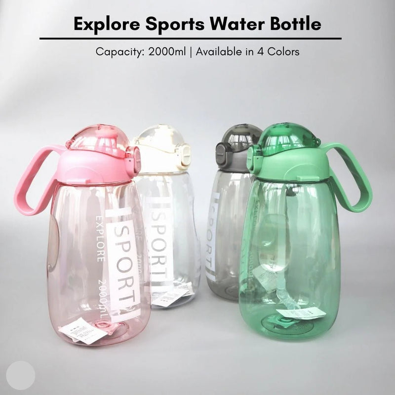 Stay Hydrated on the Go: Transparent Sports Water Bottle