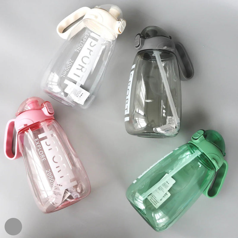 Stay Hydrated on the Go: Transparent Sports Water Bottle