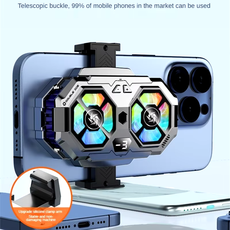 Dual-Fan Semiconductor Cooler - Efficient Cooling Solution for Smartphones and Tablets